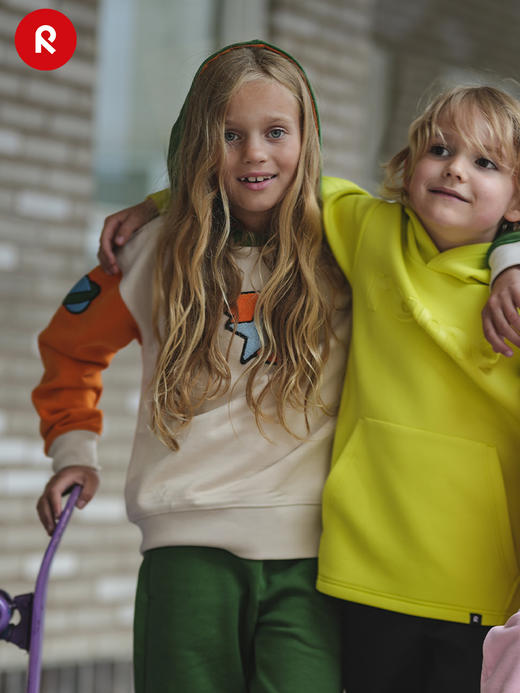 reima男女儿童长袖卫衣大童早秋新款Minna联名连帽运动上衣 商品图4