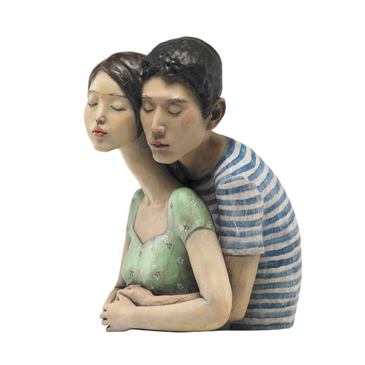 稀奇艺术桌面摆件向京《因为爱情》雕塑客厅创意饰品情人节礼物 商品图7