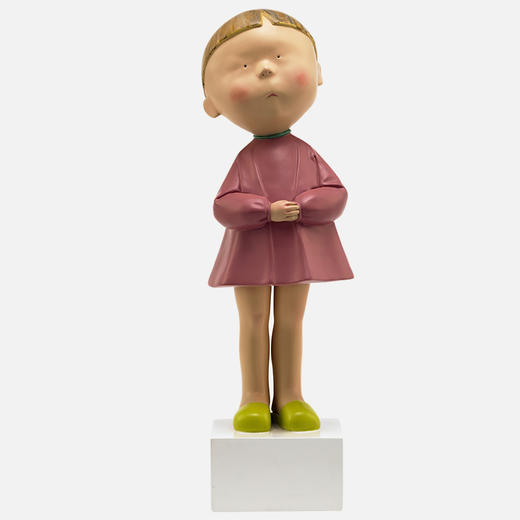 稀奇艺术向京签名限量版玻璃钢雕塑《懂了》可爱艺术品小孩摆件 商品图1