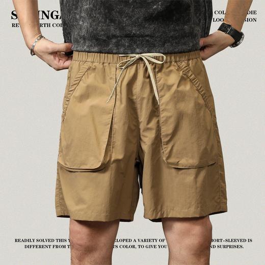 RS男装|日系工装短裤 2023夏季美式复古高街潮牌宽松男式休闲短裤 商品图4