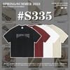 RS男装|2023春夏230g字母玫瑰数码印花短袖欧美街头复古潮牌T恤男 商品缩略图2