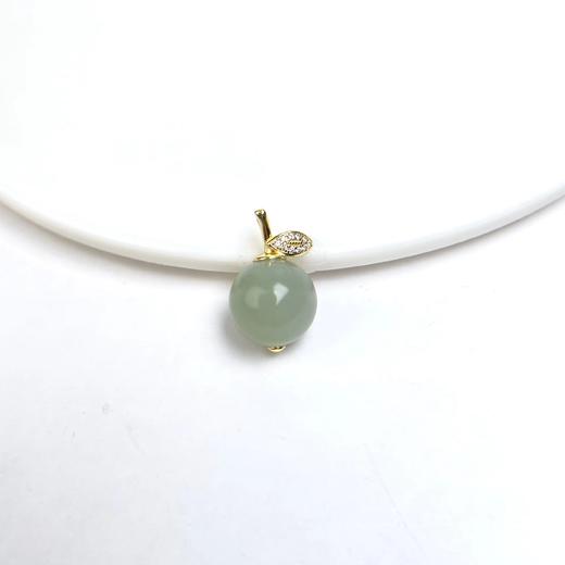 和田玉吊坠-叶子扣圆珠12 商品图0