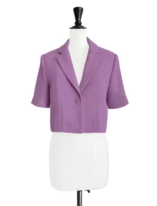 TYNVIE 短袖西装外套 - 紫色 商品图7