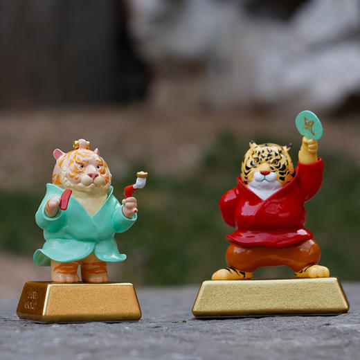 稀奇艺术文那虎年《金砖虎》家居饰品桌面装饰礼品 虎年摆件 商品图0