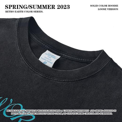 RS男装|270克美式复古水洗做旧天使数码印花宽松男ins潮牌短袖t恤 商品图1