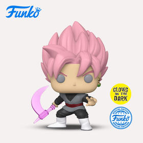 Funko POP! Super Saiyan Rose Goku Black 日漫 龙珠超 悟空气镰限定夜光款手办公仔摆件 60285