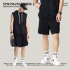 RS男装|2023夏季男女纯色连帽无袖T恤个性潮流坎肩休闲套装背心男 商品缩略图1