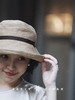 【经典款】PETIT SCHAN小闪 #026 Natural wave++ 浪花儿  进口高端亚麻编织渔夫帽女可折叠便携户外海边防晒遮太阳防紫外线草编帽子 商品缩略图7
