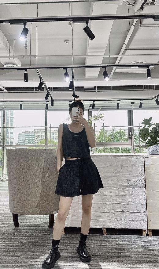 水洗短款背心 商品图4