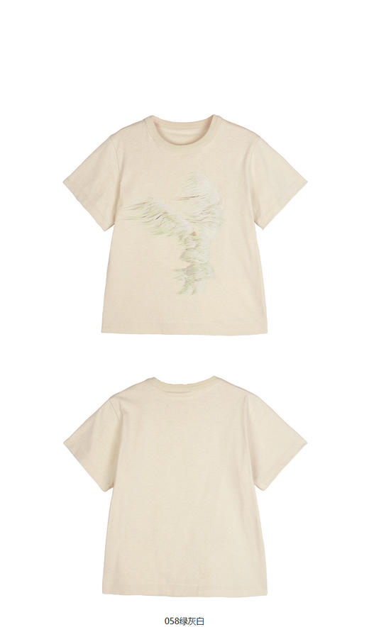 jnby  23年秋款  圆领直筒短袖T恤 1N7112580 商品图11