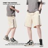 RS男装|2023夏季美式高街潮牌麂皮绒短裤男大码宽松运动五分裤子 商品缩略图1