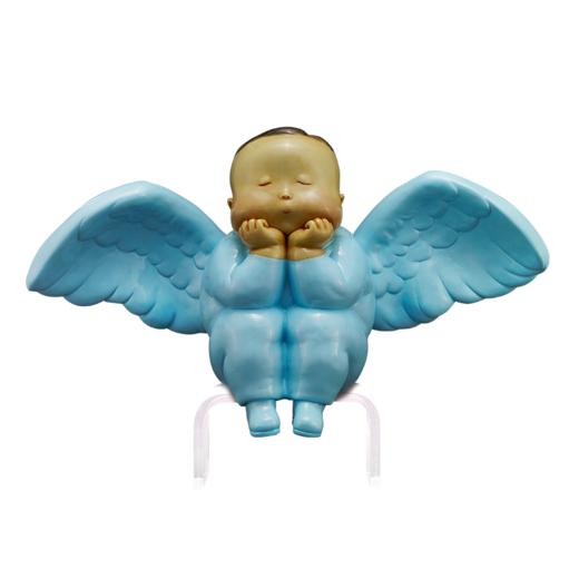 稀奇艺术雕塑瞿广慈《天使比比》人物桌面摆件客厅饰品高端艺术品 商品图3