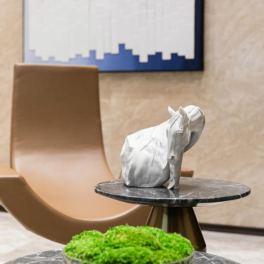 稀奇艺术向京《这个世界会好吗》大理石限量雕塑客厅玄关装饰摆件 商品图4