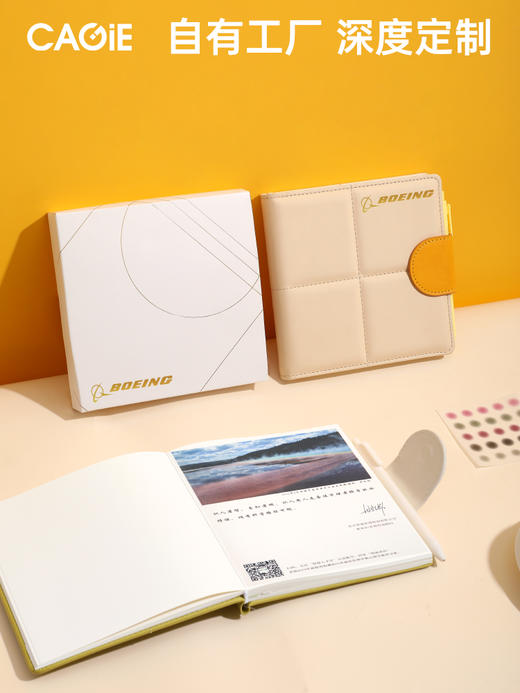 卡杰方形半圆扣手账本CA5J0924T方格芯/空白芯 商品图1