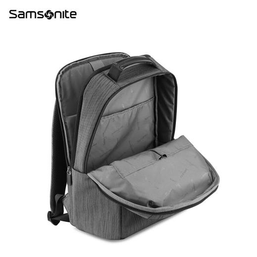 新秀丽时尚双拼 立体有型双肩包 都市简约电脑包TR1 灰色TR1*08026 商品图4