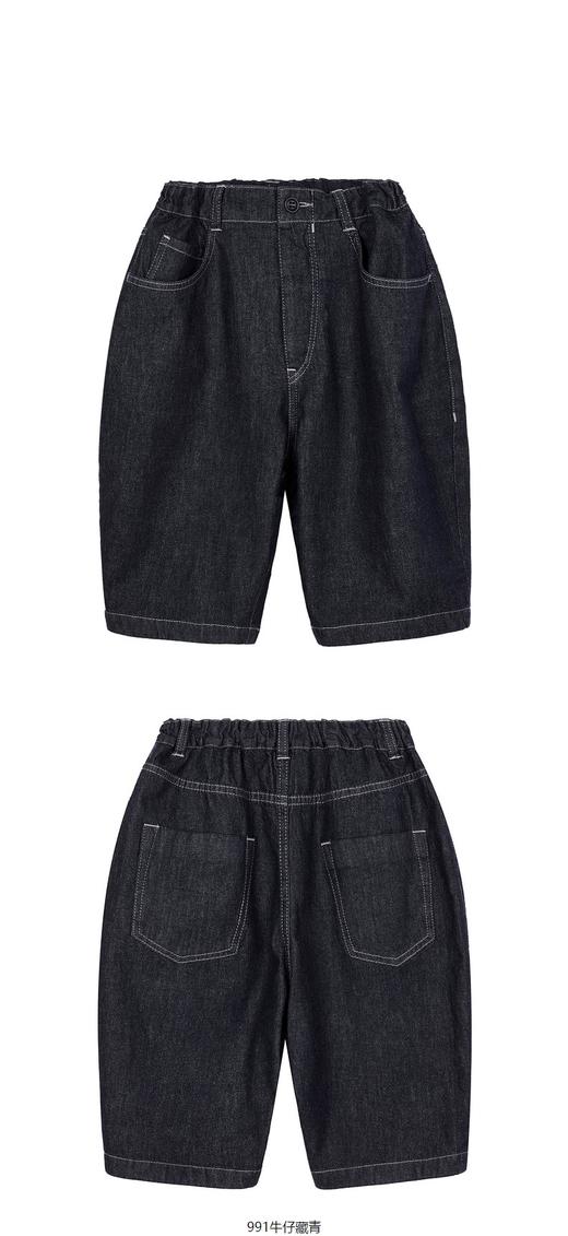 jnby  23年秋款  宽松牛仔中裤  1N7E11350 商品图8