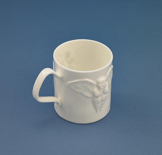 稀奇艺术纳米釉红茶艺术情侣骨瓷一杯子天使浮雕杯精美 商品图3