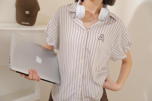 33BS1Q08002#条纹衬衫 商品图3
