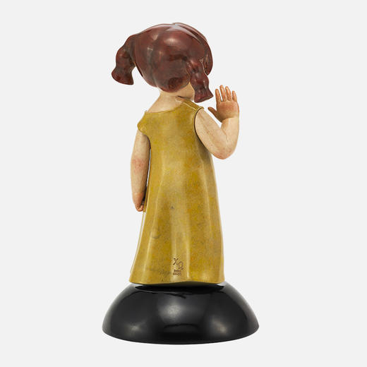 稀奇艺术限量玻璃钢雕塑向京《Hello春天》可爱桌面人物摆件饰品 商品图3