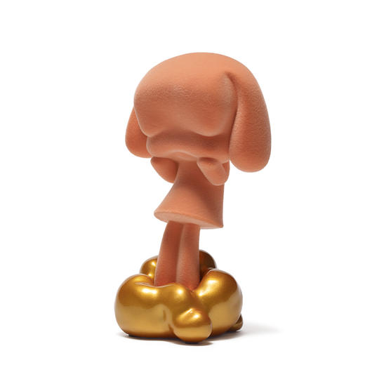 稀奇艺术《盹盹兔-山火》毛绒绒可爱桌面雕塑摆件创意生日礼物 商品图3