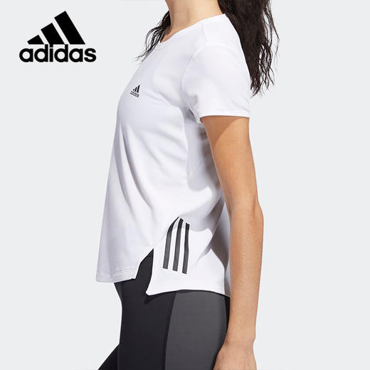 （YY）adidas/阿迪达斯  adidas女子排汗透气训练运动短袖T恤 GJ2739 商品图1