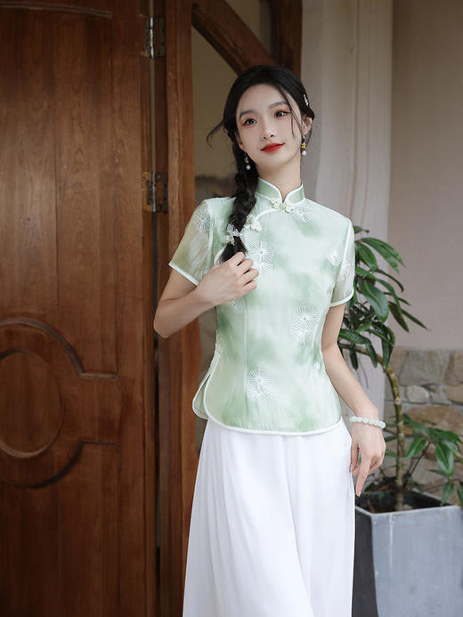 日常修身，出游改良轻薄小上衣夏两件套XL-23215 商品图7