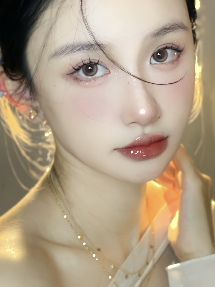 MIMIPARK美瞳 半年抛隐形眼镜 桃子酿 14.2mm 1副/2片 左右度数可不同 - VVCON美瞳商城