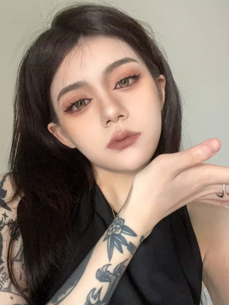 MIMIPARK美瞳 半年抛隐形眼镜 桃子酿 14.2mm 1副/2片 左右度数可不同 - VVCON美瞳商城