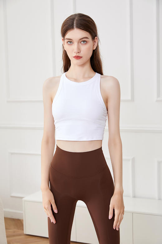 哈瓦塔U领裸感舒适背心H320121 商品图9