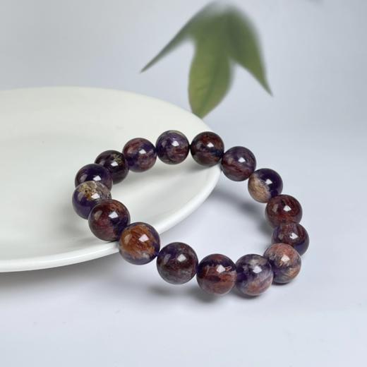 水晶单圈手串-精品素圈紫幽灵13 商品图0