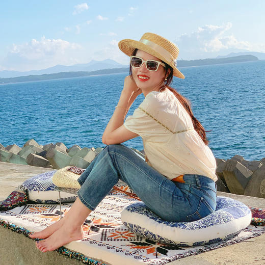 【百图lulu定制】【在云端刺绣衬衫】刺绣 流苏  度假风 衬衫 商品图3