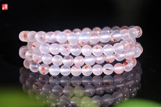 【冰美人】南红冰飘手串  珠径：7.5mm 商品图1