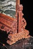 红桥红  家具严选  缅甸花梨（大果紫檀）【55 镂雕卷草纹嵌云石插屏】 商品缩略图4