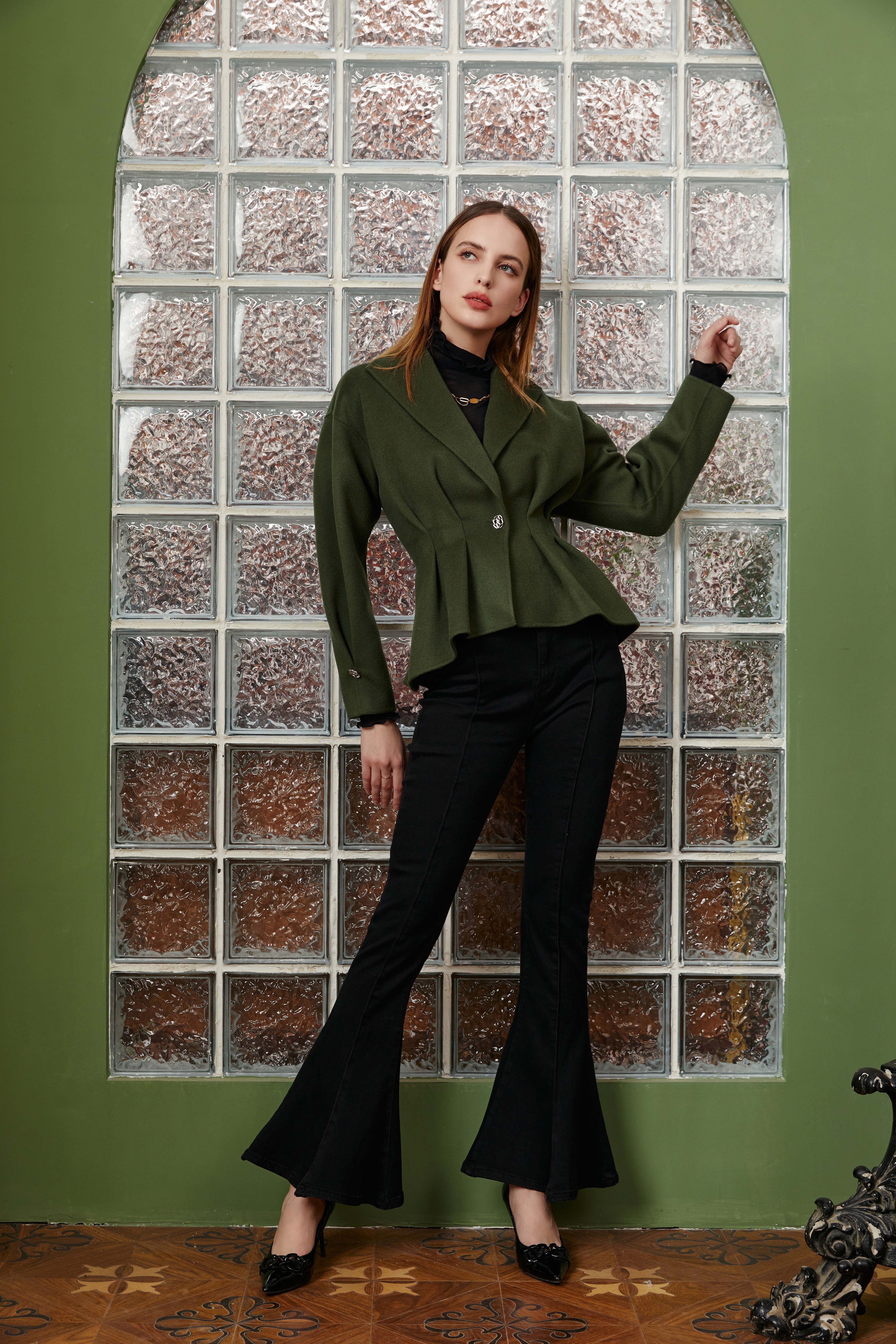 SAFICOO【致敬无畏】系列 时尚百搭 高弹马蹄牛仔裤