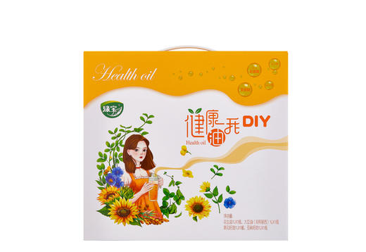 绿宝健康油我组合（非转基因大豆油、亚麻籽油、葵花籽油、花生油） 商品图0