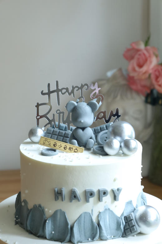 灰色系爱心小熊巧克力（图为10+6双层） 商品图1