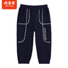 棉果果秋季新品男童大毛圈撞色运动舒适休闲针织长裤M312200223486 商品缩略图0