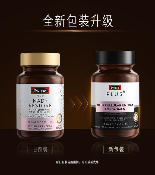 【贵妇驻颜】Swisse Plus NAD+焕活瓶 三瓶 套装 商品图3