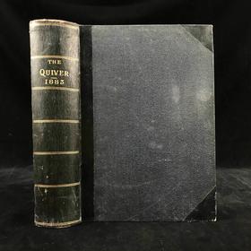1883年 箭囊杂志 数百幅插图 真皮精装16开