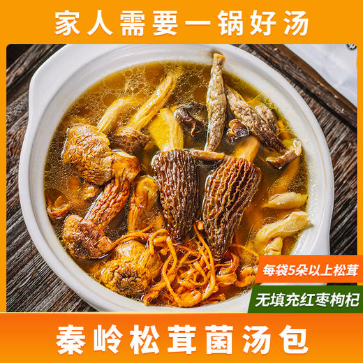 秦岭松茸菌汤包   煲汤食材干货营养食用松茸羊肚菌菌汤包 半野生环境出品 商品图1