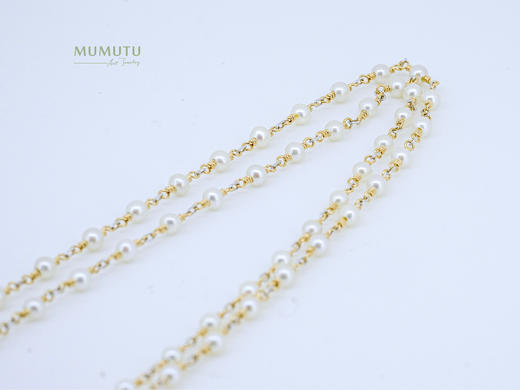 18K金 小米珠手工项链 （日本制） 商品图1