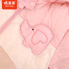 棉果果秋季新品女童防钻绒5A抗菌轻羽绒连体衣爬服连身衣哈衣M322722923402 商品缩略图4