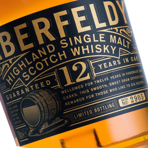 【行货】苏格兰艾伯迪12年高地单一麦芽威士忌 商品图1