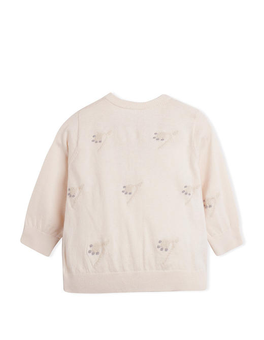 jnby  23年秋款  提花开襟短款毛衫  YN7310180 商品图8