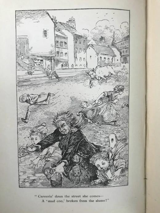 1905年 爱丁堡与乡村低吟：詹姆斯·拉姆斯登短诗集 10幅插图 漆布精装32开 商品图6