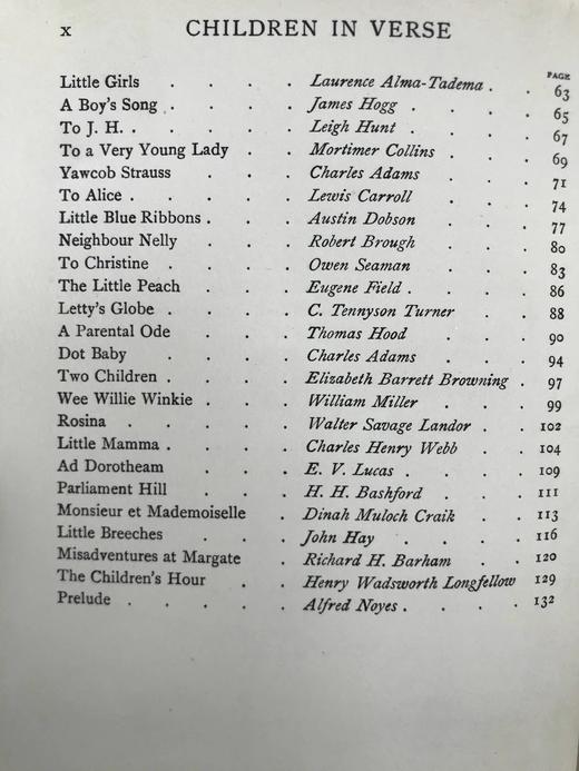 1913年 孩童诗歌集 8幅彩色手工贴图大量黑白插图 漆布精装32开 商品图6