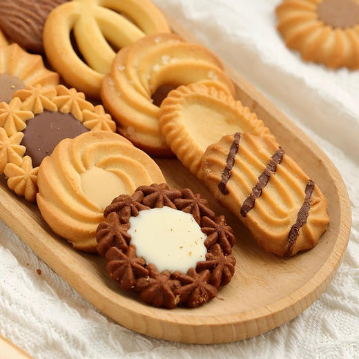 波路梦什锦黄油味曲奇饼干礼盒蓝色297g 商品图7