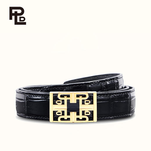 保兰德PLD东方雅奢PLD干部皮带系列鳄鱼皮女士腰带体制内通勤穿搭 商品图4