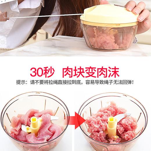 幸福妈咪多功能绞肉机搅拌机饺子馅碎菜机食物处理器（深浅绿） 商品图2