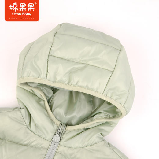 棉果果秋季新品男童防钻绒连帽爆款轻薄5A抗菌羽绒服M312102923472 商品图3